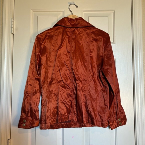 Ruby Rd. Women's Metallic Copper Utility Jacket - Picture 4 of 7